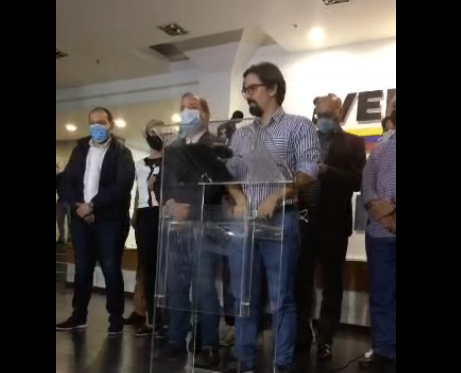 Oposición ratifica que no reconocerá resultados electorales que anuncie CNE ni sus consecuencias