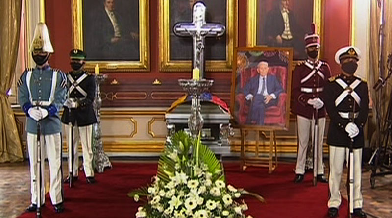 Instalan capilla ardiente para despedir a José Vicente Rangel