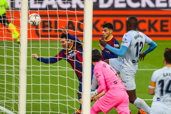 Messi iguala a Pelé como máximo goleador en un solo club