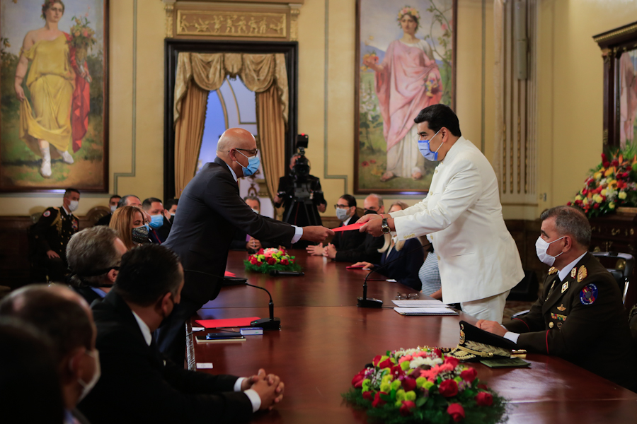 Maduro ante diputados electos el #6Dic: Perdón y reconciliación nacional sí, pero sin impunidad