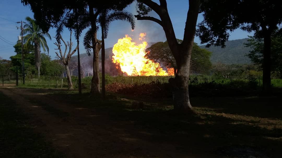 Explosión en tramo del Gasoducto de Oriente dejó dos heridos, según Pdvsa