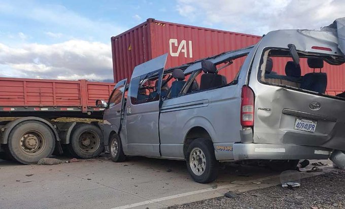 Mueren cuatro venezolanos en accidente de tránsito en Bolivia