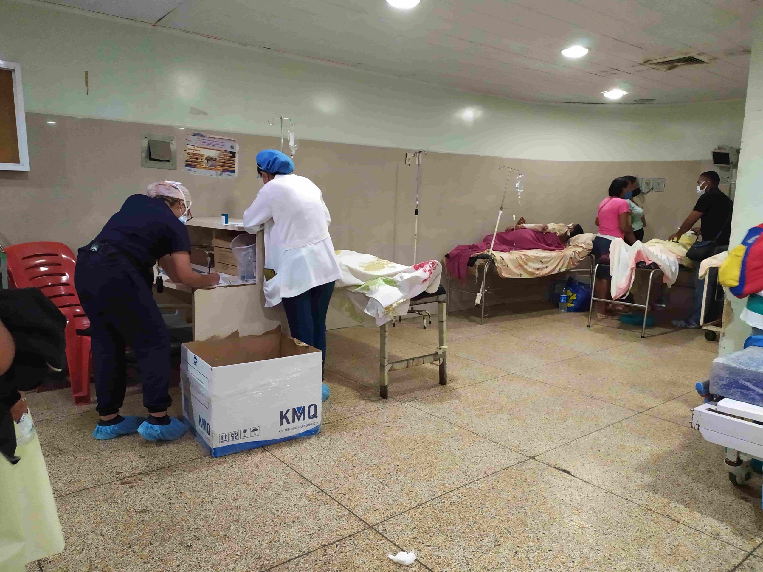 Por protestas de familiares trasladan a clínicas y hospital de Bolívar a pacientes quemados en Monagas