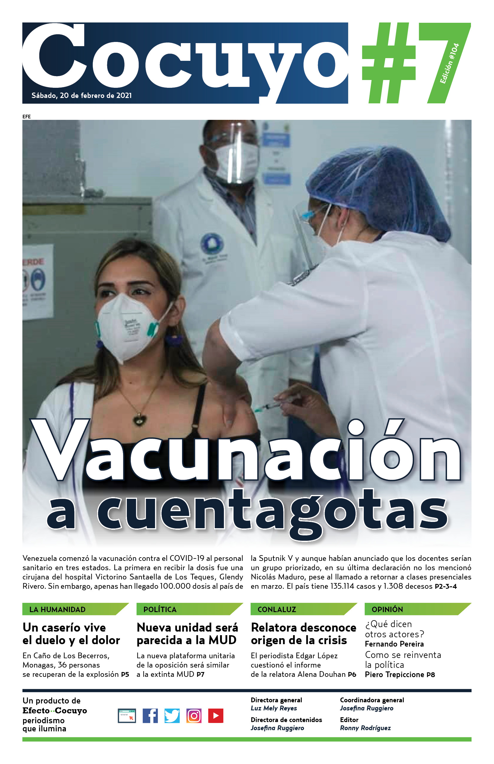 Descarga Cocuyo #7 nro. 104: Vacunación a cuenta gotas