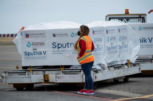Llegada de la Sputnik V a Venezuela 