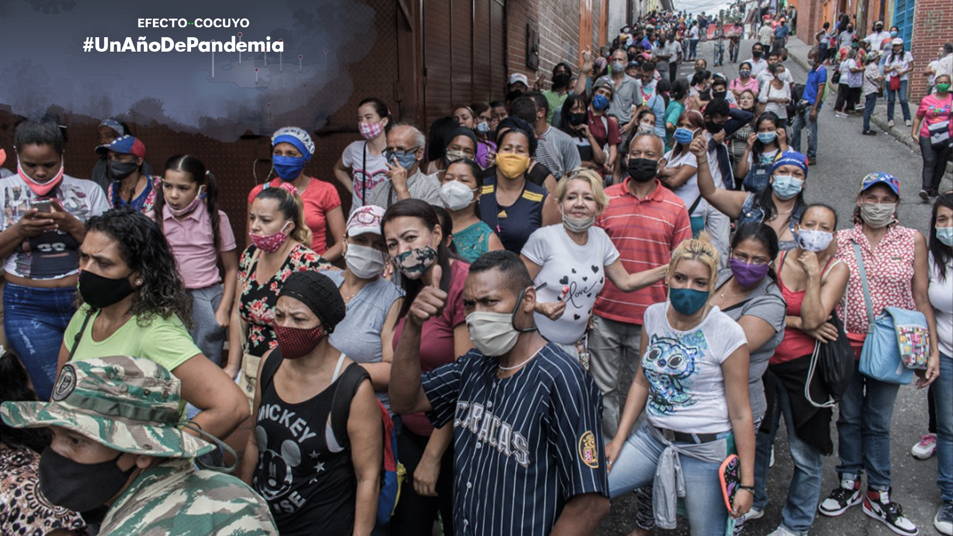 Un año de anuncios oficiales sobre la pandemia en Venezuela- desigualdad