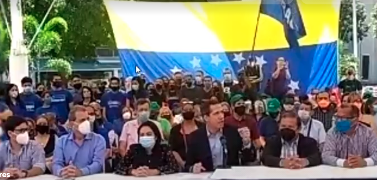 Guaidó advierte a Maduro que con un CNE ´´falso´´ no logrará levantar sanciones