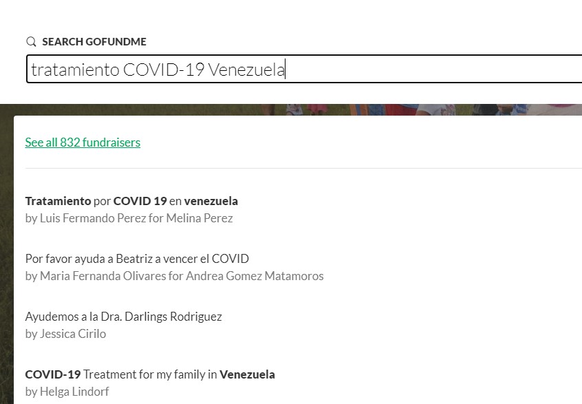 Recaudar fondos: la principal opción de muchos venezolanos para costear el COVID-19 Recaudar fondos: la principal opción de muchos venezolanos para costear el COVID-19