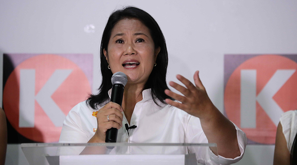 Keiko Fujimori reconocerá triunfo de Pedro Castillo como presidente de Perú