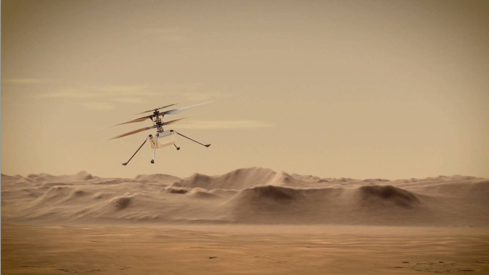 Helicóptero Ingenuity hace historia al volar, por primera vez, en Marte