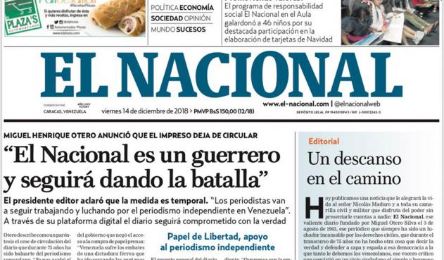 Instituto Internacional de Prensa denuncia "intolerancia" de Maduro contra medios libres