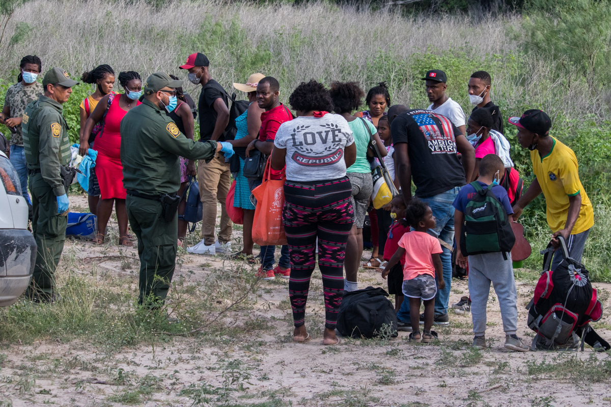 Haitianos en el Río Grande