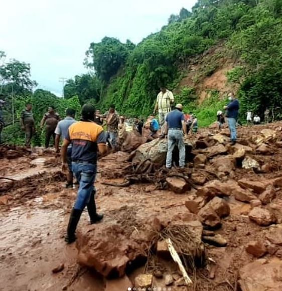 Incomunicado paso hacia La Grita en el Táchira debido a las fuertes lluvias
