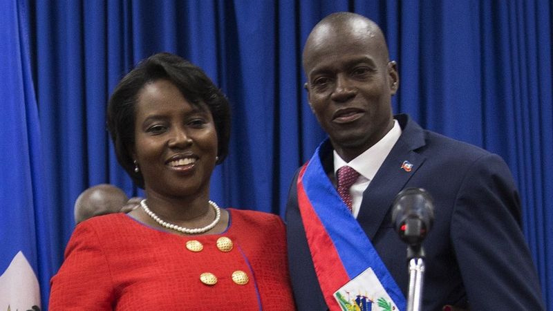 Martine Moïse s también fue herida durante el ataque.