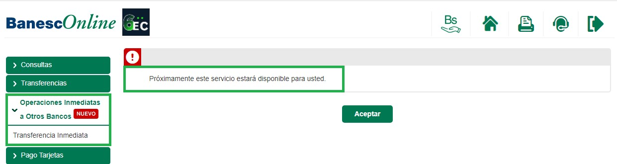Transferencias Inmediatas
