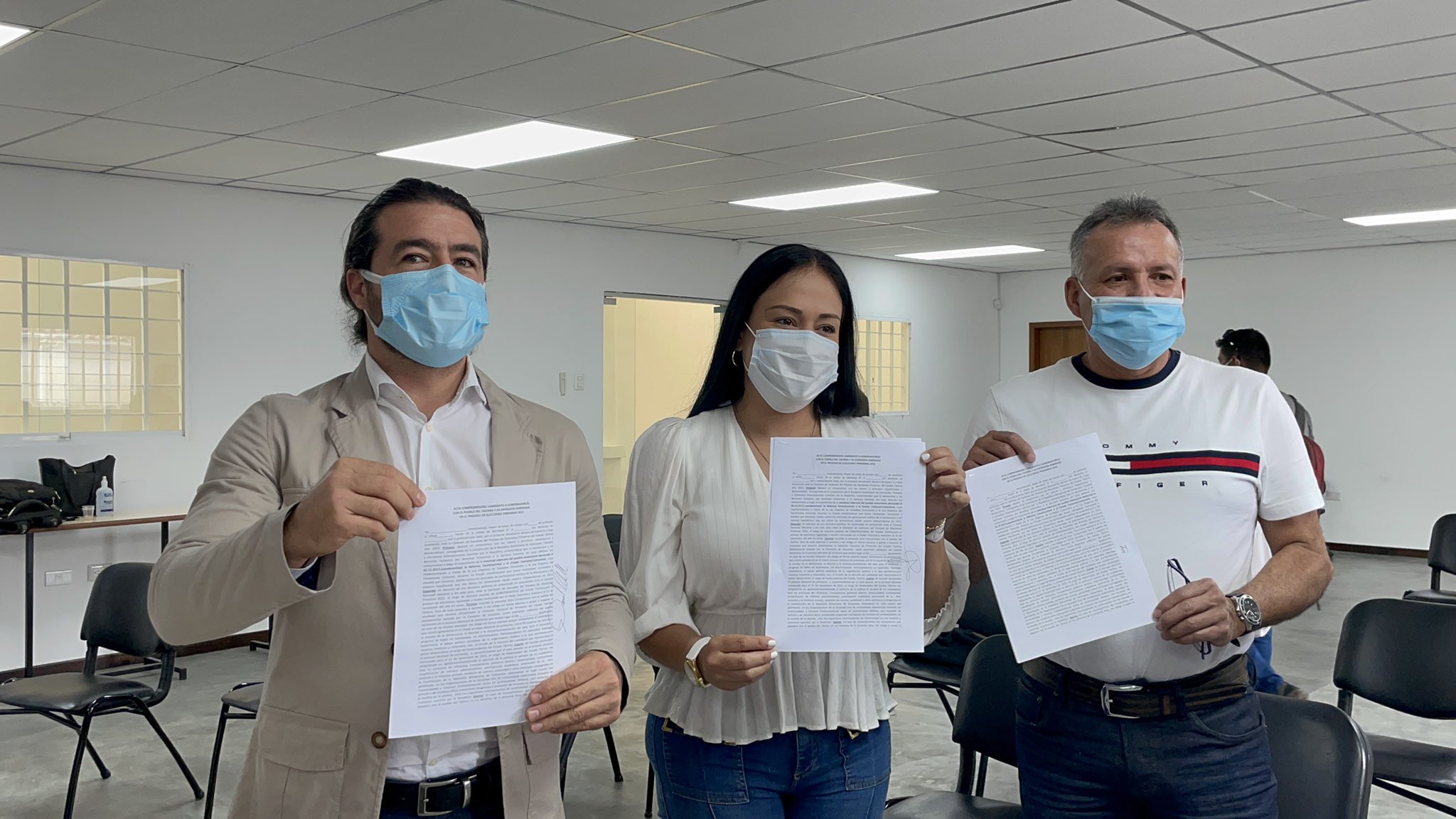 Laidy Gómez y Daniel Ceballos buscarán en primarias candidatura opositora en Táchira