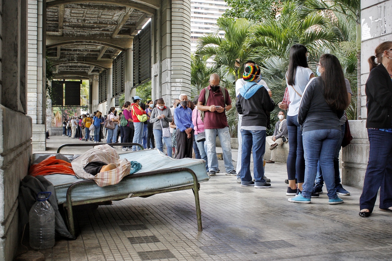 Vacunación en Caracas