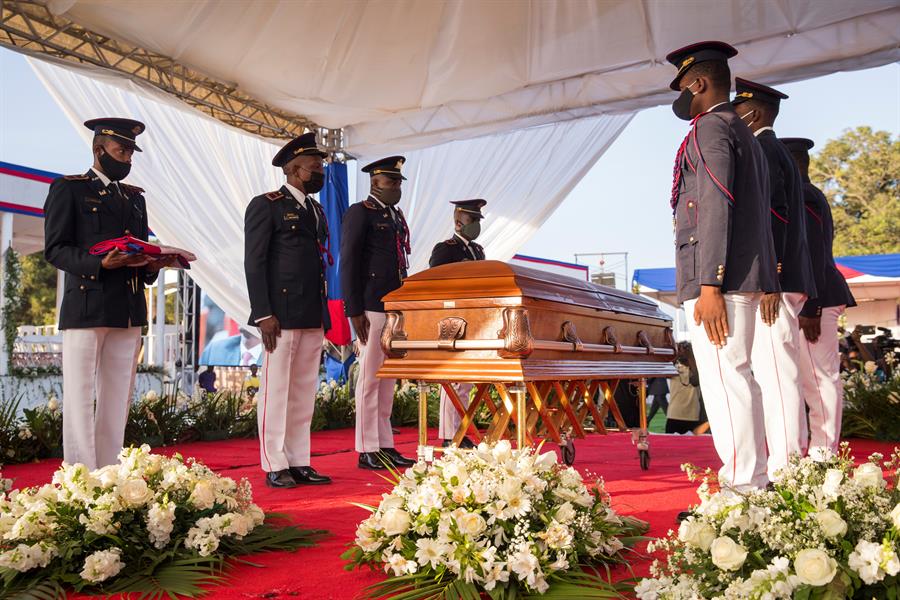 Comienza el velatorio del asesinado presidente de Haití Jovenel Moise