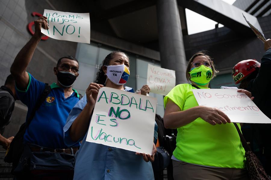 Gremios piden no vacunar a niños venezolanos con Abdala