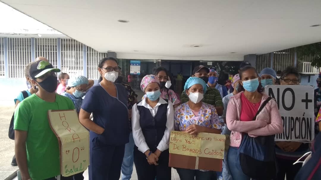 "Queremos que reconozcan nuestro trabajo": sector salud protesta y exige pago del acta convenio