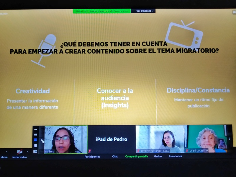 Nuevos enfoques para contar la migración venezolana centran debate de segunda tertulia #EscuelaCocuyo