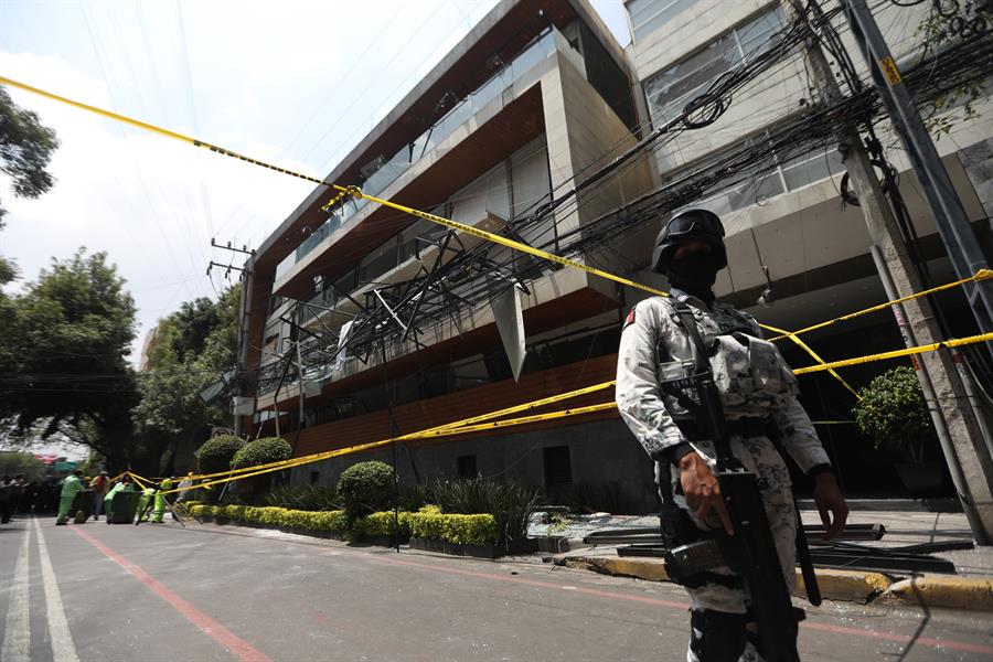 Explosión en un edificio de la Ciudad de México deja al menos 22 heridos