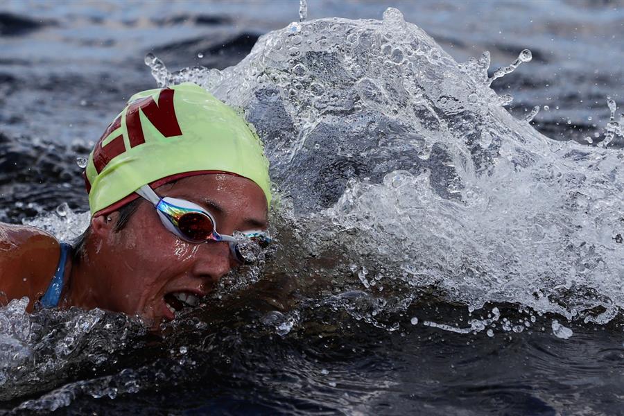 Paola Pérez culimina en la posición 20 de la prueba de aguas abiertas en Tokio
