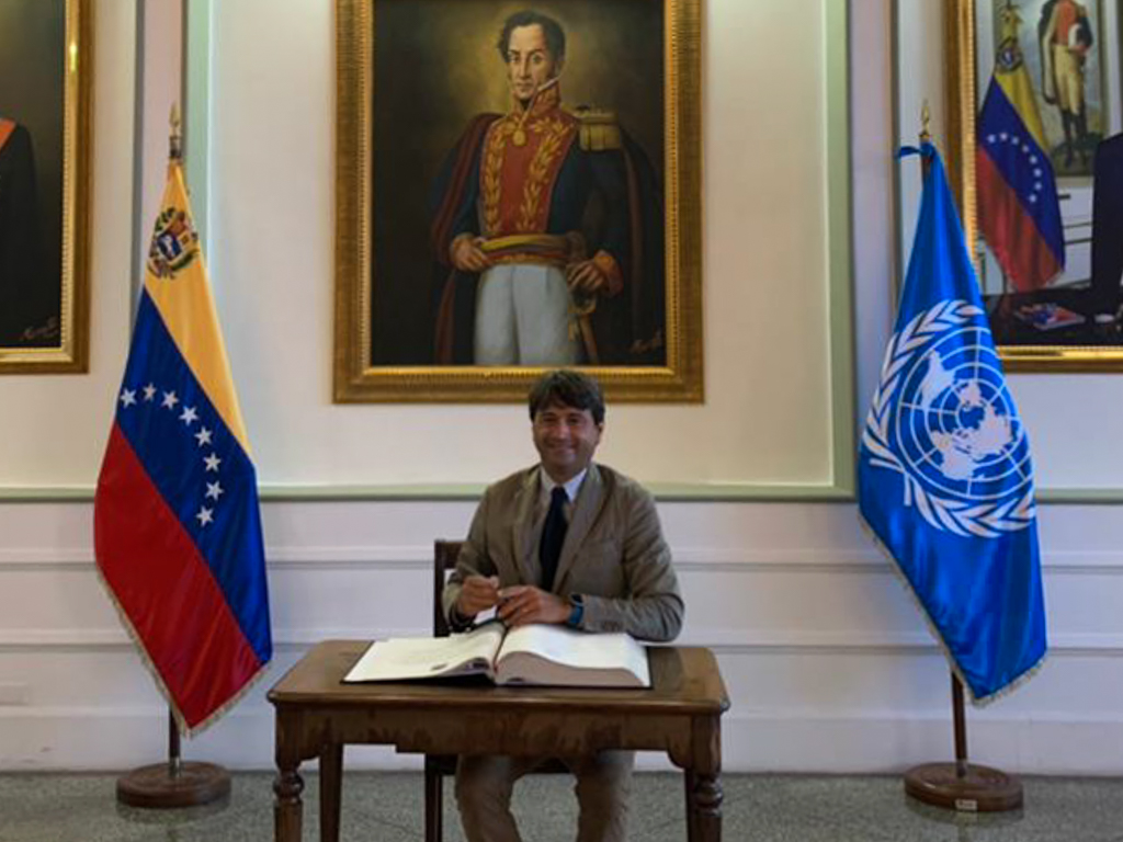 Nuevo coordinador residente de la ONU asume cargo en Venezuela