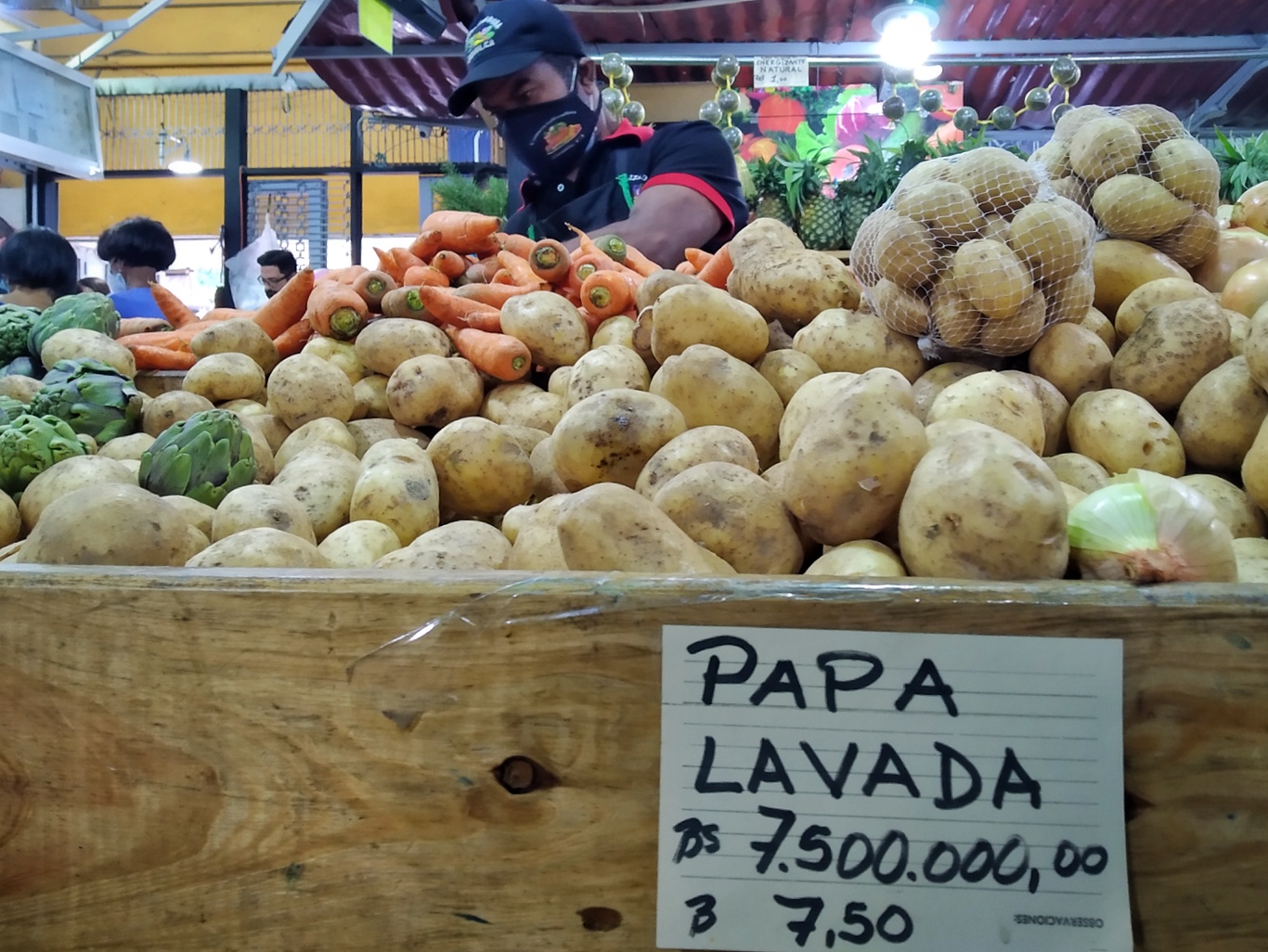 Inflación acumulada en el mercado Guaicaipuro