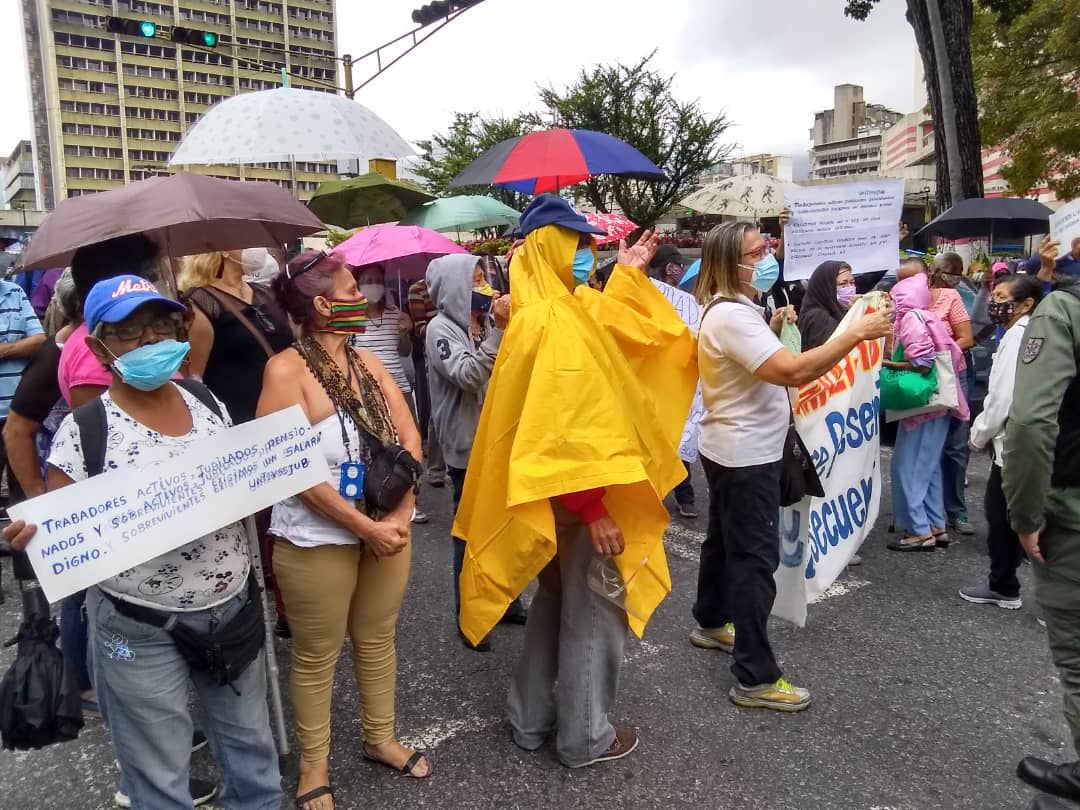 Protesta de jubilados y pensionados 27 de octubre