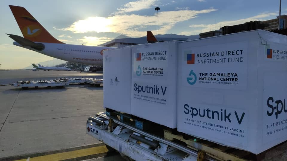 Llegan 430.000 dosis más de Sputnik V a Venezuela este #18Oct