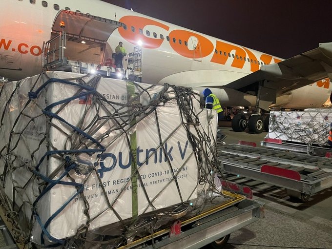 Venezuela recibe lote con más de 700.000 dosis de Sputnik V