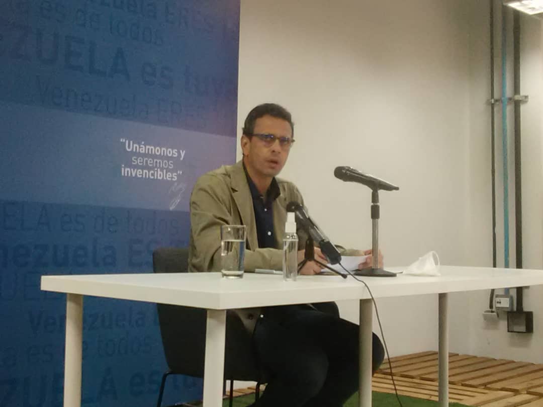 Capriles dice que "hoy nadie es dueño de la oposición, nadie tiene el monopolio"