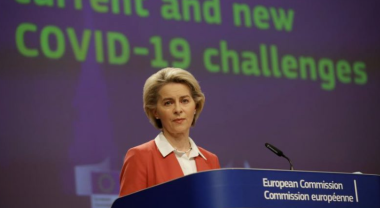 presidenta de la Comisión Europea, Ursula Von de Leyen