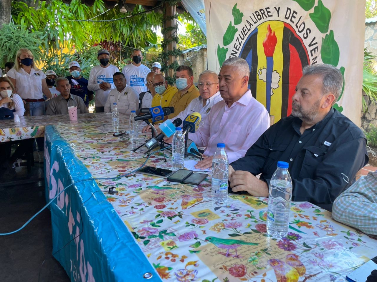 Candidatura de Claudio Fermín en Barinas recibe respaldo de 10 partidos