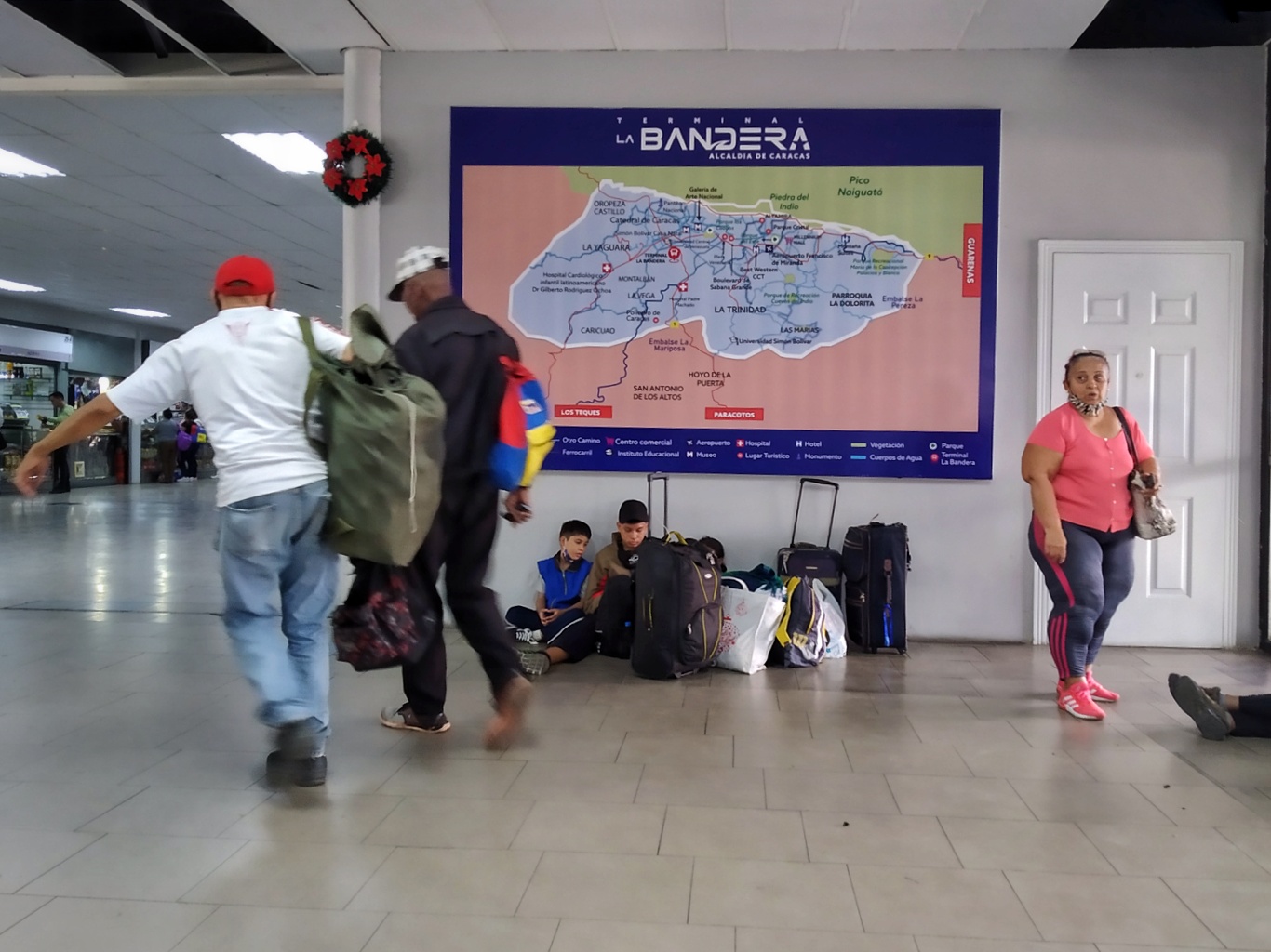 Terminales de Caracas con baja afluencia de pasajeros a mediados de diciembre