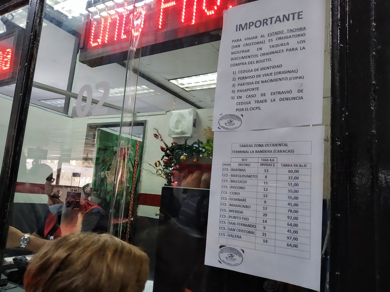 Terminales de Caracas con baja afluencia de pasajeros a mediados de diciembre