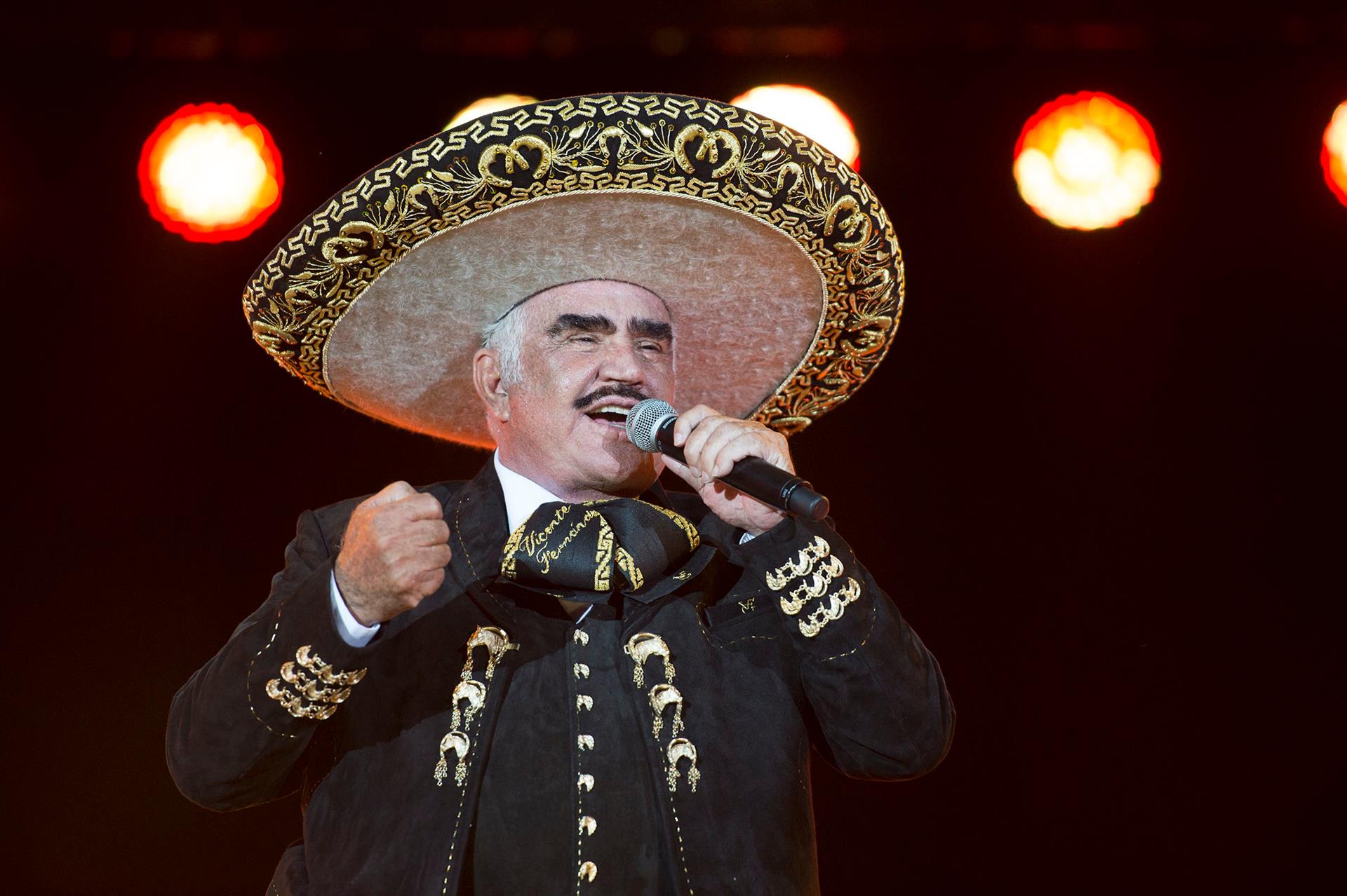 Murió “El Rey” de la canción ranchera, Vicente Fernández a los 81 años