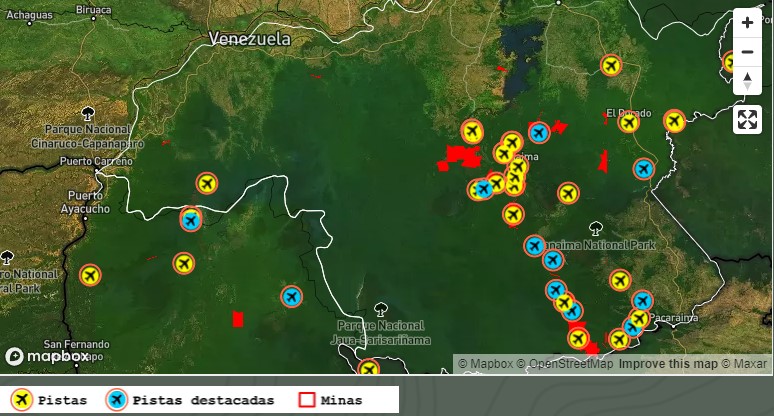 42 pistas clandestinas sirven al crimen organizado en Bolívar y Amazonas, revela Armando.info