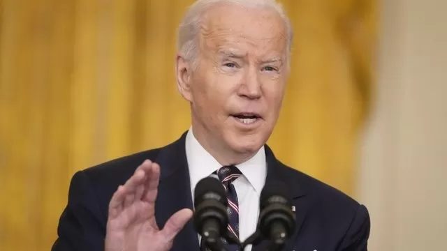 Sanciones a Rusia: Biden aisla a Moscú del sistema financiero occidental y lo acusa de haber iniciado "una invasión a Ucrania"