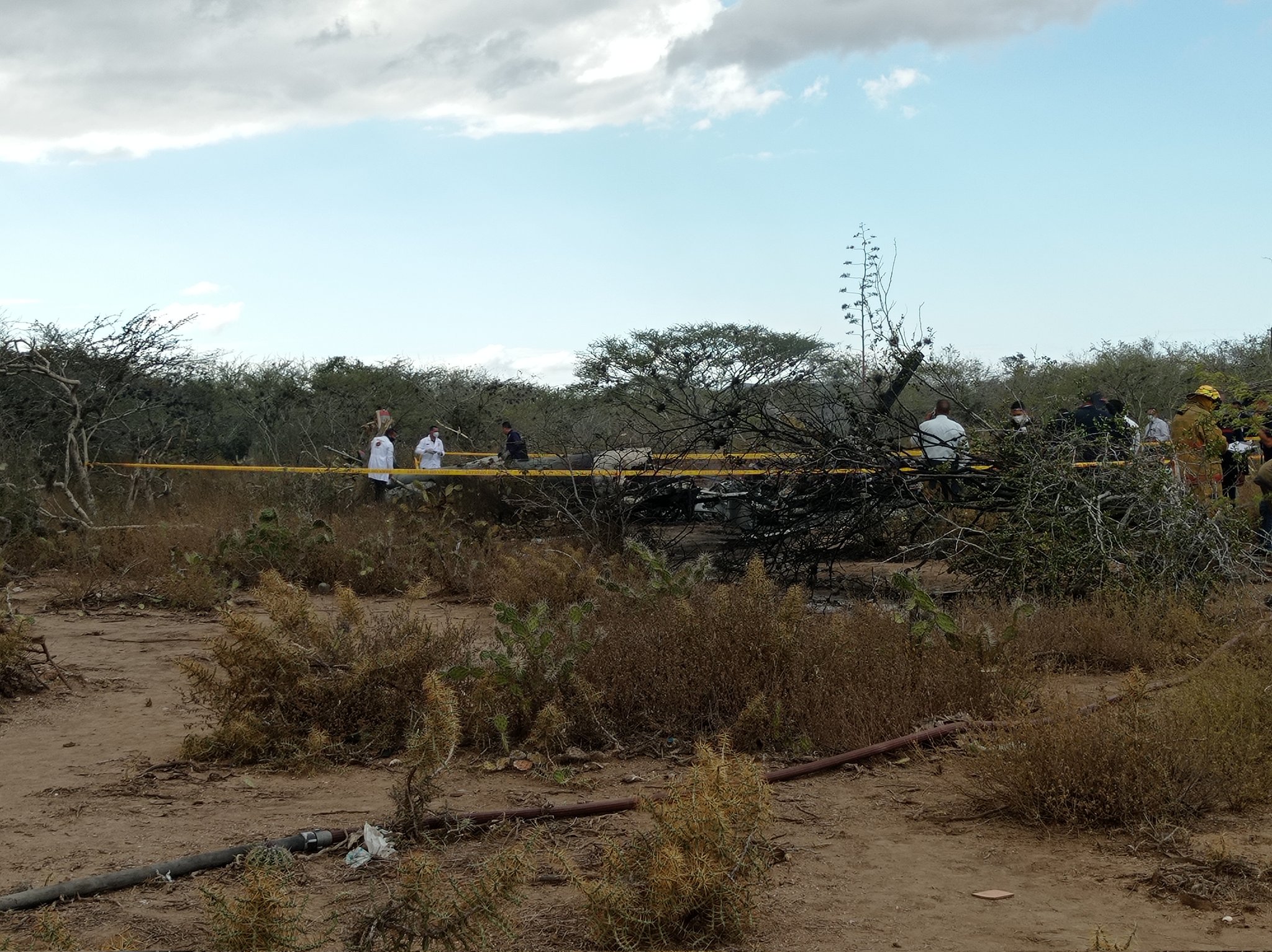 accidente de helicóptero