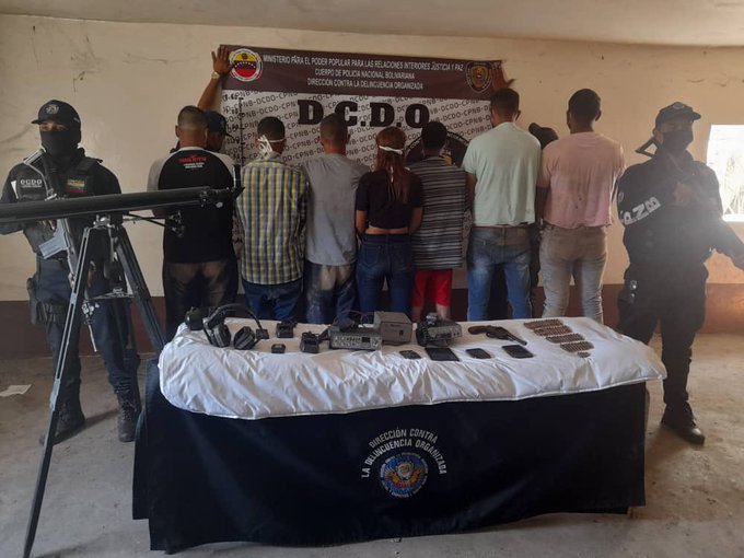 Capturan a otros nueve integrantes de banda de Las Tejerías