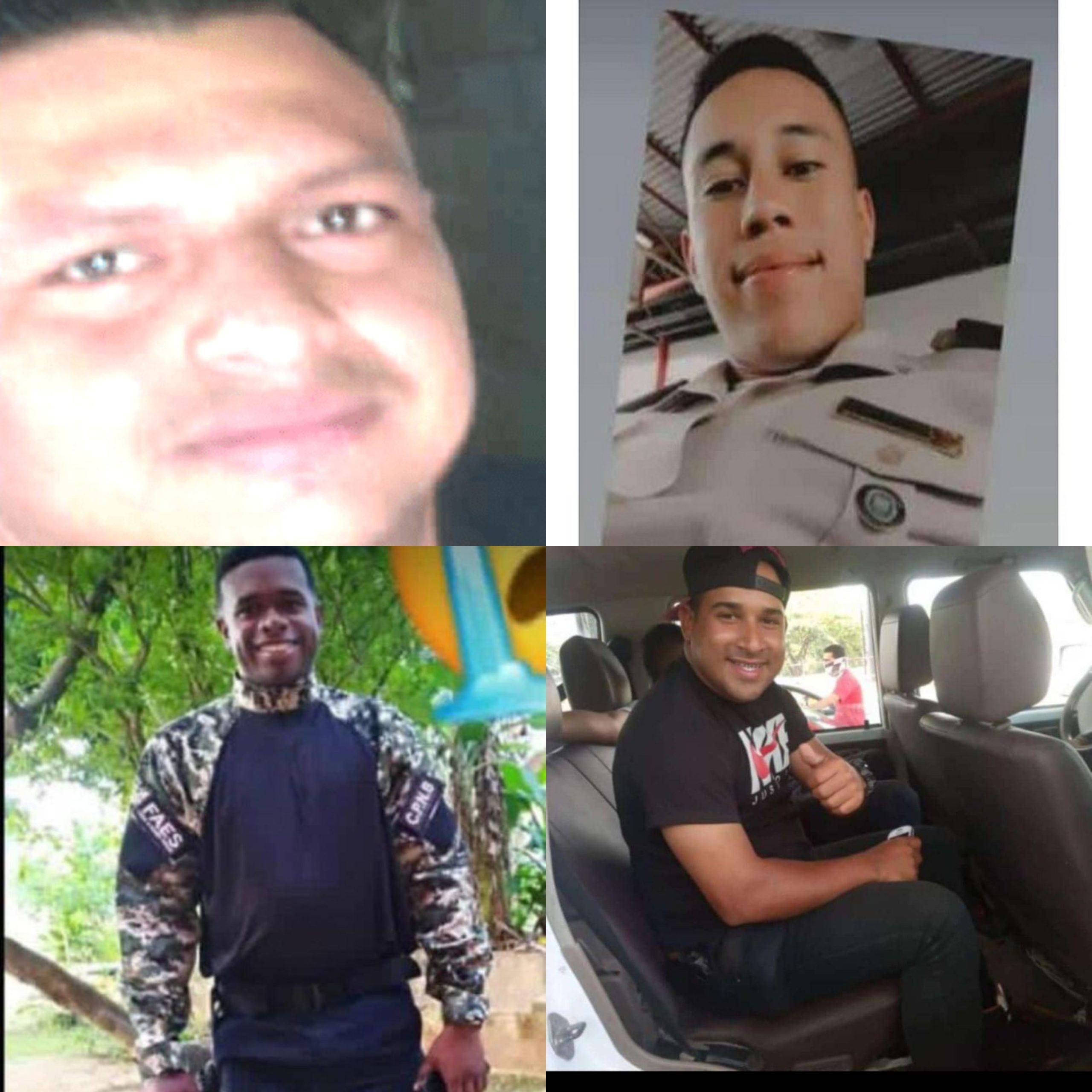 cuatro funcionarios