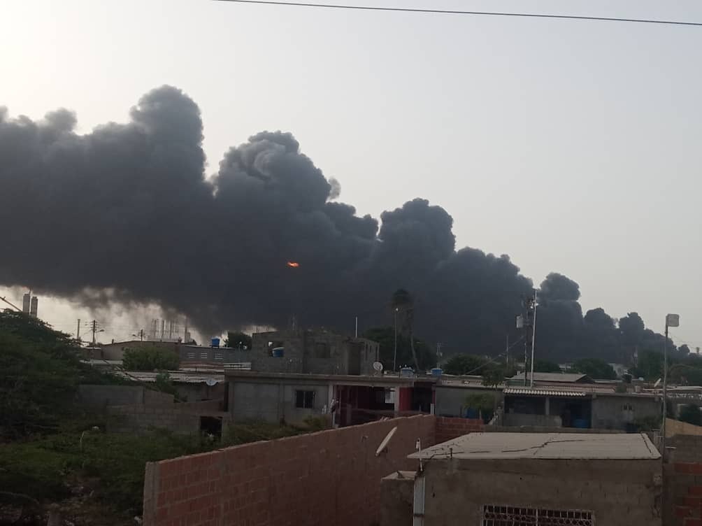 Refinería Cardón registra incendio este #21May