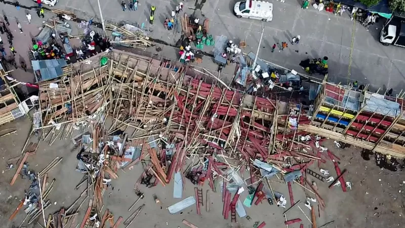 Tragedia en El Espinal: al menos 4 muertos y más de 250 heridos tras el colapso de una gradería en una corrida de toros en Colombia