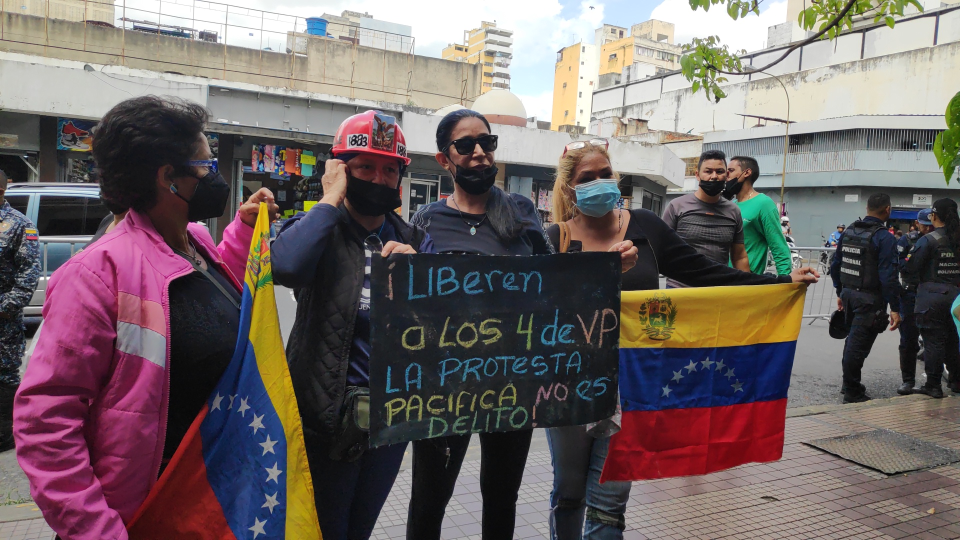 Tribunal decidirá si los cuatro activistas de VP permanecen detenidos este #10Jun