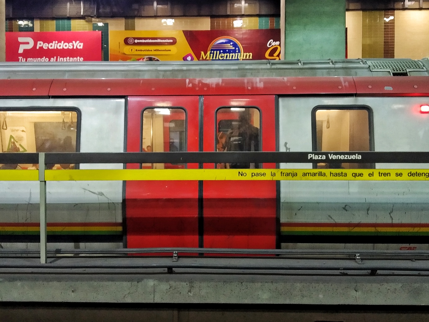 Nueva falla en la línea 1 del Metro de Caracas este #16Sep