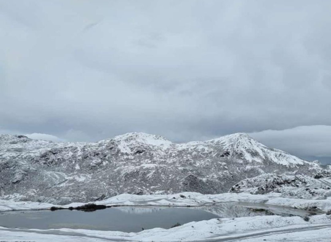 Segunda nevada del año cae sobre picos merideños