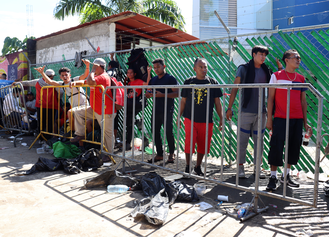 Denuncian condiciones insalubres de migrantes en frontera sur de México