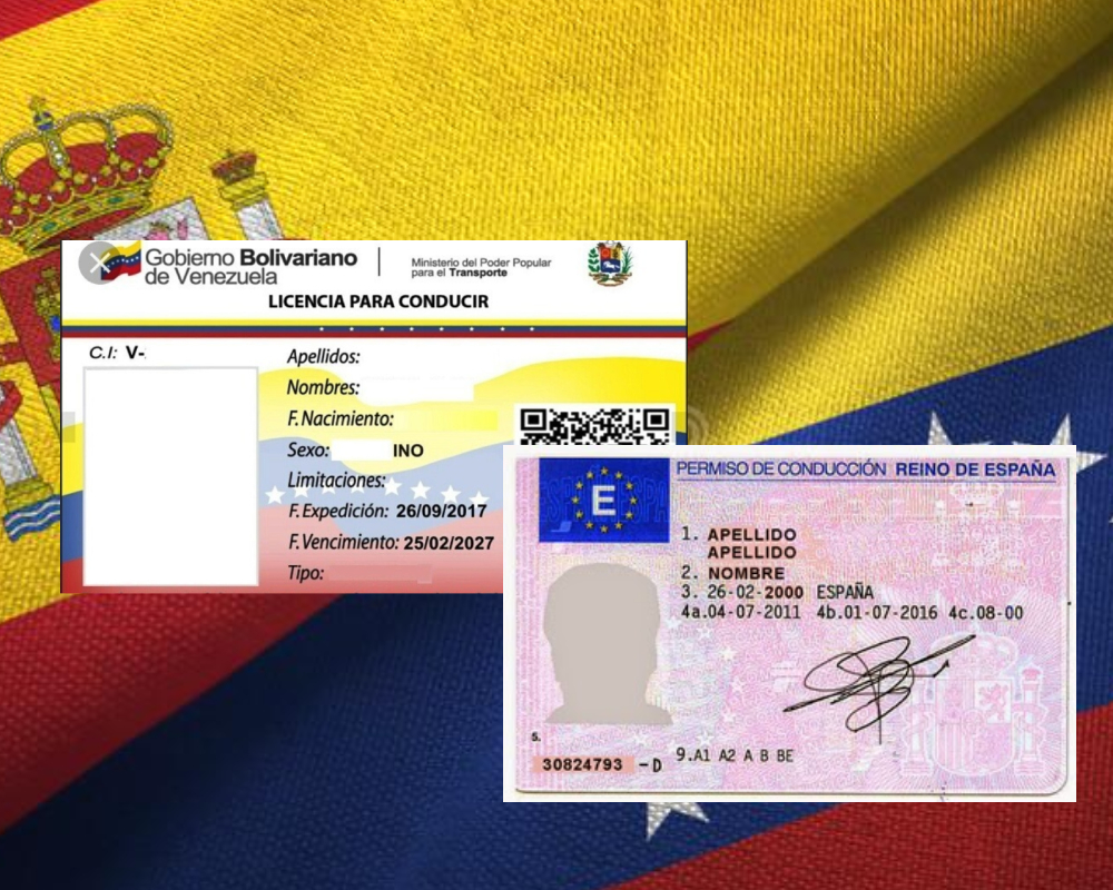 España suspende el canje de la licencia de conducir con Venezuela